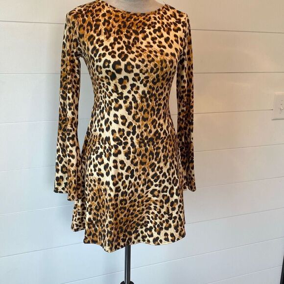 See You Monday Cheetah Print Dress - Picture 1 of 7